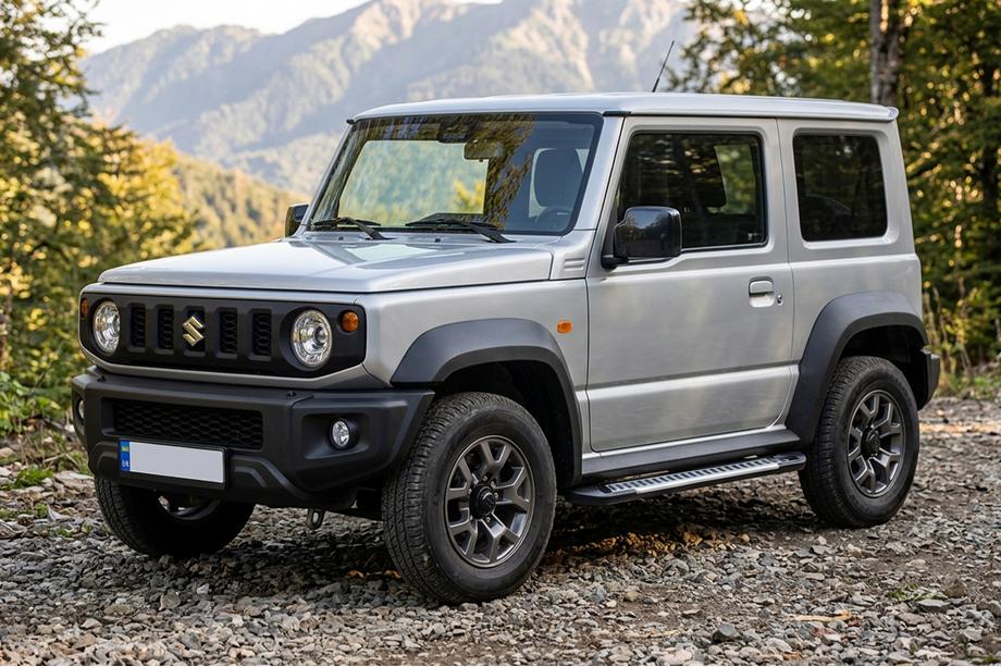 Suzuki Jimny 2018– Sidosteg Line (2 st, aluminium) Image