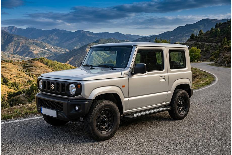 Suzuki Jimny 2018– Sidosteg Vision New Grey (2 st, aluminium) Image