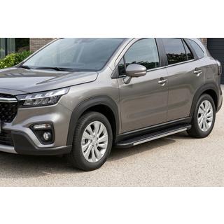 Sidotrösklar Bosphore Grey (2 st, aluminium) Suzuki SX4 S-Cross 2021– foto 1