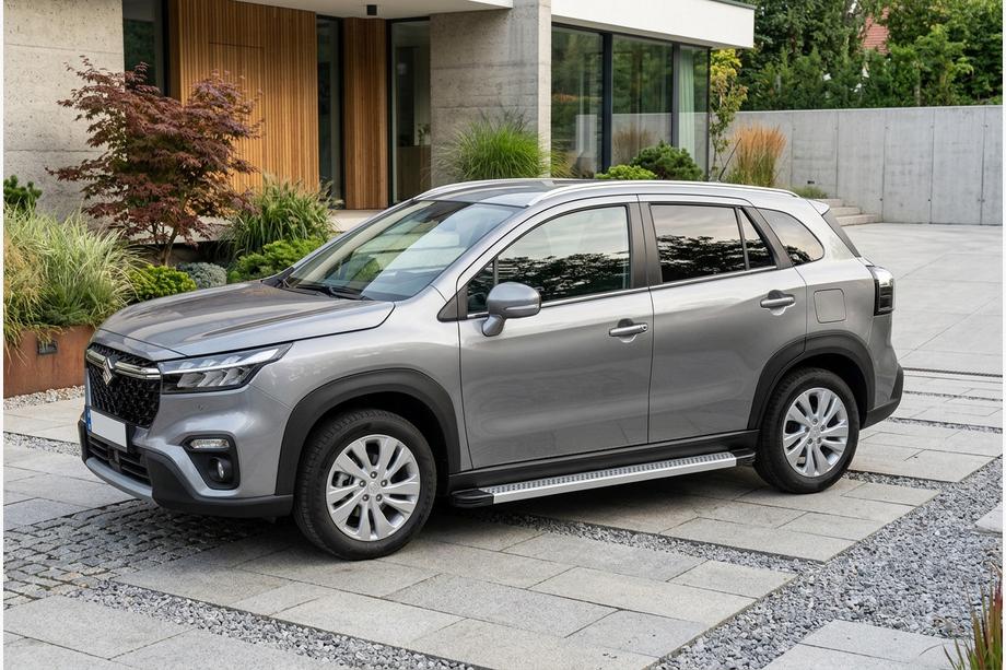 Suzuki SX4 S-Cross 2021– Sidosteg Maya V2 (2 st, aluminium) Image