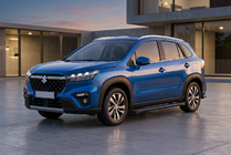 Suzuki SX4 S-Cross 2021– Sidosteg Maya Blue (2 st, aluminium) foto 1