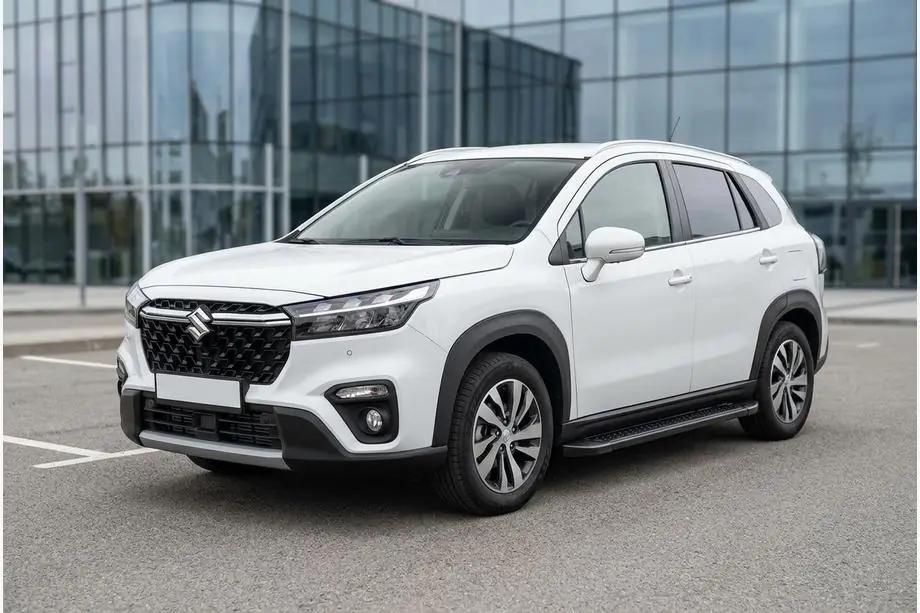 Suzuki SX4 S-Cross 2021– Sidosteg Allmond Black (2 st, aluminium) Image