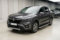 Suzuki SX4 S-Cross 2021– Sidosteg Tayga Grey (2 st, aluminium) foto 1