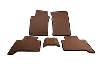 Toyota Land Cruiser Prado 120 2002–2009 EVA-bilmattor för kupén (2 rader, tegelröda) foto 3