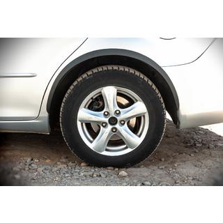 Hjulhuslister (SD-SW) (4 st, svarta, ABS-plast) Mazda 6 2003–2008 foto 2