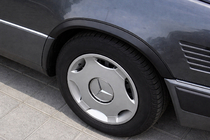 Mercedes E-class W124 1984–1997 Skärmbreddare 1989-1995 (4 st, svarta, ABS-plast) foto 1