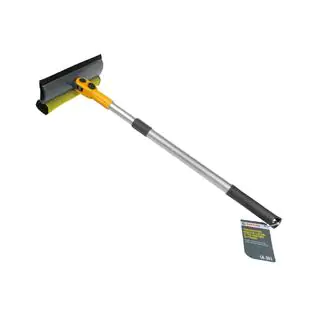 Vattenskrapa med TPR-gummiblad och svamp, teleskopskaft 50–70 cm SAPFIRE