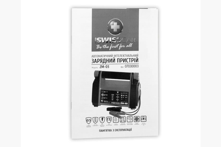 Automatisk intelligent batteriladdare ZM-03 PROSWISSCAR Foto 3