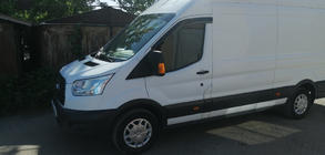 Ford Transit 2014– Vindavvisare för sidorutor (2 st, Sunplex Sport) foto 2