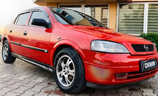 Opel Astra G Classic 1998–2012 Vindavvisare för sidorutor SD/HB (4 st, Sunplex Sport) foto 3