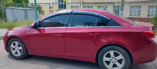 Chevrolet Cruze 2009–2015 Vindavvisare med kromlist (4 st, Sunplex Chrome) foto 1