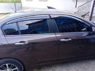 Fiat Tipo 2016– Vindavvisare med kromlist (4 st, Sunplex Chrome) foto 2