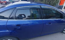 Ford Focus III 2011–2017 Vindavvisare med kromlist HB/Sedan (4 st, Sunplex Chrome) foto 3