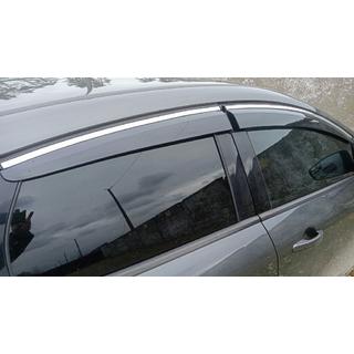 Vindavvisare med kromlist HB/Sedan (4 st, Sunplex Chrome) foto 1