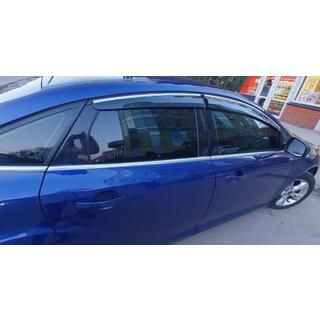 Vindavvisare med kromlist HB/Sedan (4 st, Sunplex Chrome) foto 2