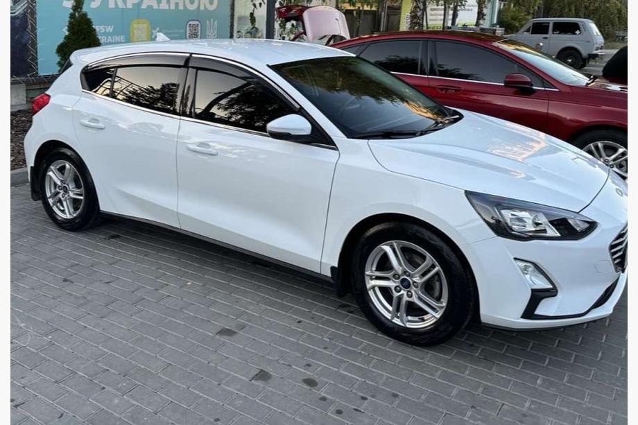 Ford Focus IV 2018– Vindavvisare för sidorutor med kromlist HB/SD (4 st, Sunplex Chrome) Image