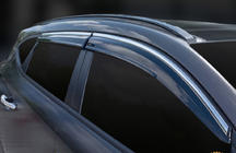 Hyundai Tucson TL 2016–2021 Vindavvisare med kromlist (4 st, Sunplex Chrome) foto 4