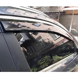 Vindavvisare med kromlist (4 st, Sunplex Chrome) Hyundai Tucson TL 2016–2021 foto 3