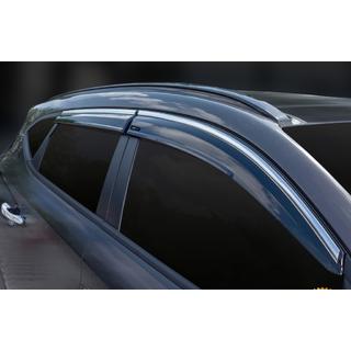Vindavvisare med kromlist (4 st, Sunplex Chrome) Hyundai Tucson TL 2016–2021 foto 4