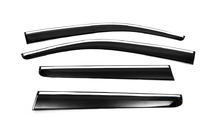 Nissan Navara 2006–2015 Vindavvisare med kromlist (4 st, Sunplex Chrome) foto 3