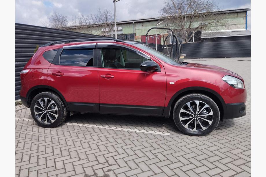 Nissan Qashqai 2007–2010 Vindavvisare med kromlist (4 st, Sunplex Chrome) Foto 4