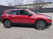 Nissan Qashqai 2010–2014 Vindavvisare med kromlist (4 st, Sunplex Chrome) foto 3