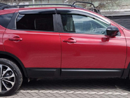 Nissan Qashqai 2010–2014 Vindavvisare med kromlist (4 st, Sunplex Chrome) foto 1