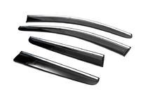 Nissan Qashqai 2010–2014 Vindavvisare med kromlist (4 st, Sunplex Chrome) foto 7
