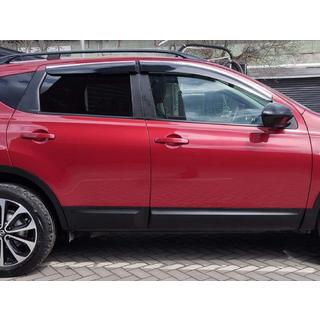 Vindavvisare med kromlist (4 st, Sunplex Chrome) Nissan Qashqai 2010–2014 foto 1