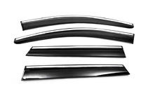 Nissan Qashqai 2014–2021 Vindavvisare med kromlist (4 st, Sunplex Chrome) foto 7
