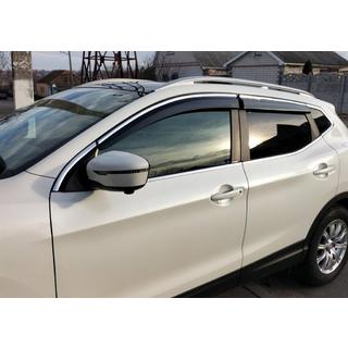 Vindavvisare med kromlist (4 st, Sunplex Chrome) Nissan Qashqai 2014–2021 foto 1