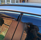 Opel Astra J 2009–2015 Vindavvisare med kromlist och rand HB/SD (4 st, Sunplex Chrome) foto 4