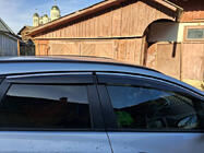 Opel Astra J 2009–2015 Vindavvisare med kromlist och rand HB/SD (4 st, Sunplex Chrome) foto 2