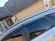 Opel Astra J 2009–2015 Vindavvisare med kromlist och rand HB/SD (4 st, Sunplex Chrome) foto 3