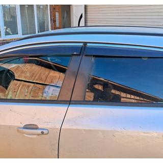Vindavvisare med kromlist och rand HB/SD (4 st, Sunplex Chrome) Opel Astra J 2009–2015 foto 1