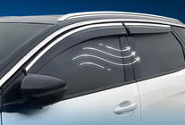 Peugeot 3008 2016–2023 Vindavvisare med kromlist (4 st, Sunplex Chrome) foto 1
