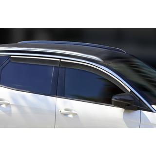 Vindavvisare med kromlist (4 st, Sunplex Chrome) Peugeot 3008 2016–2023 foto 2