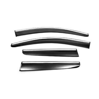Vindavvisare med kromlist (4 st, Sunplex Chrome) Peugeot 3008 2016–2023 foto 3
