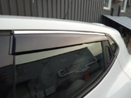Renault Clio V 2019– Vindavvisare med kromlist (4 st, Sunplex Chrome) foto 6