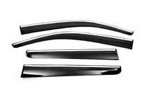 Toyota Hilux 2006–2015 Vindavvisare med kromlist (4 st, Sunplex Chrome) foto 5
