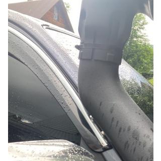 Vindavvisare med kromlist (4 st, Sunplex Chrome) Toyota Hilux 2006–2015 foto 4