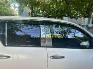 Toyota Hilux 2015– Vindavvisare med kromlist (4 st, Sunplex Chrome) foto 2