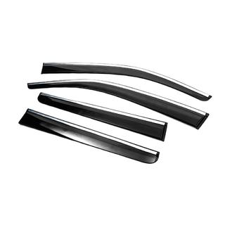 Vindavvisare med kromlist (4 st, Sunplex Chrome) Volkswagen Amarok 2010–2022 foto 2