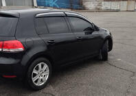 Volkswagen Golf 5 2003–2009 Vindavvisare med kromlist (4 st, Sunplex Chrome) foto 5