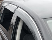 Volkswagen Golf 5 2003–2009 Vindavvisare med kromlist (4 st, Sunplex Chrome) foto 2
