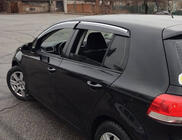 Volkswagen Golf 5 2003–2009 Vindavvisare med kromlist (4 st, Sunplex Chrome) foto 7