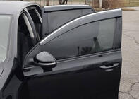Volkswagen Golf 5 2003–2009 Vindavvisare med kromlist (4 st, Sunplex Chrome) foto 13