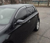 Volkswagen Golf 5 2003–2009 Vindavvisare med kromlist (4 st, Sunplex Chrome) foto 15