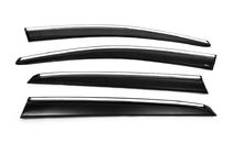 Volkswagen Golf 5 2003–2009 Vindavvisare med kromlist (4 st, Sunplex Chrome) foto 17