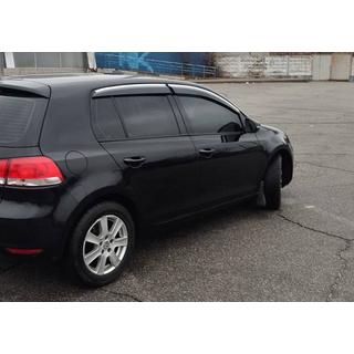 Vindavvisare med kromlist HB (4 st, Sunplex Chrome) Volkswagen Golf 6 2008–2014 foto 2